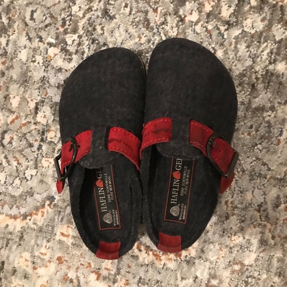 Haflinger German Toddler Wool Clogs